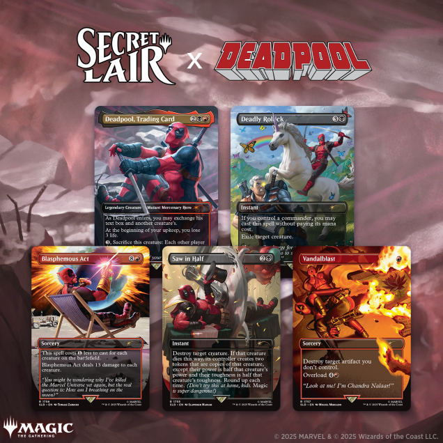 Secret Lair x Marvel's Deadpool (non-foil)