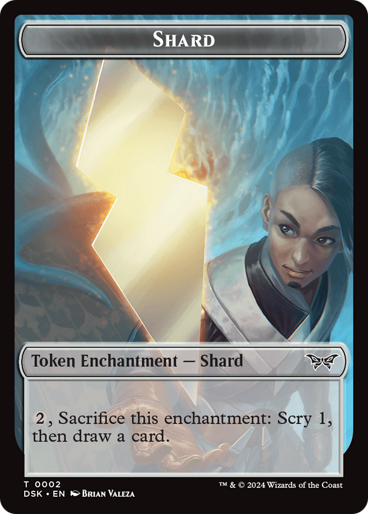 Shard Token [Duskmourn: House of Horror Tokens]