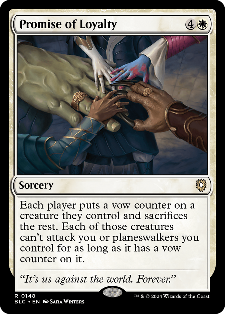 Promise of Loyalty [Bloomburrow Commander]