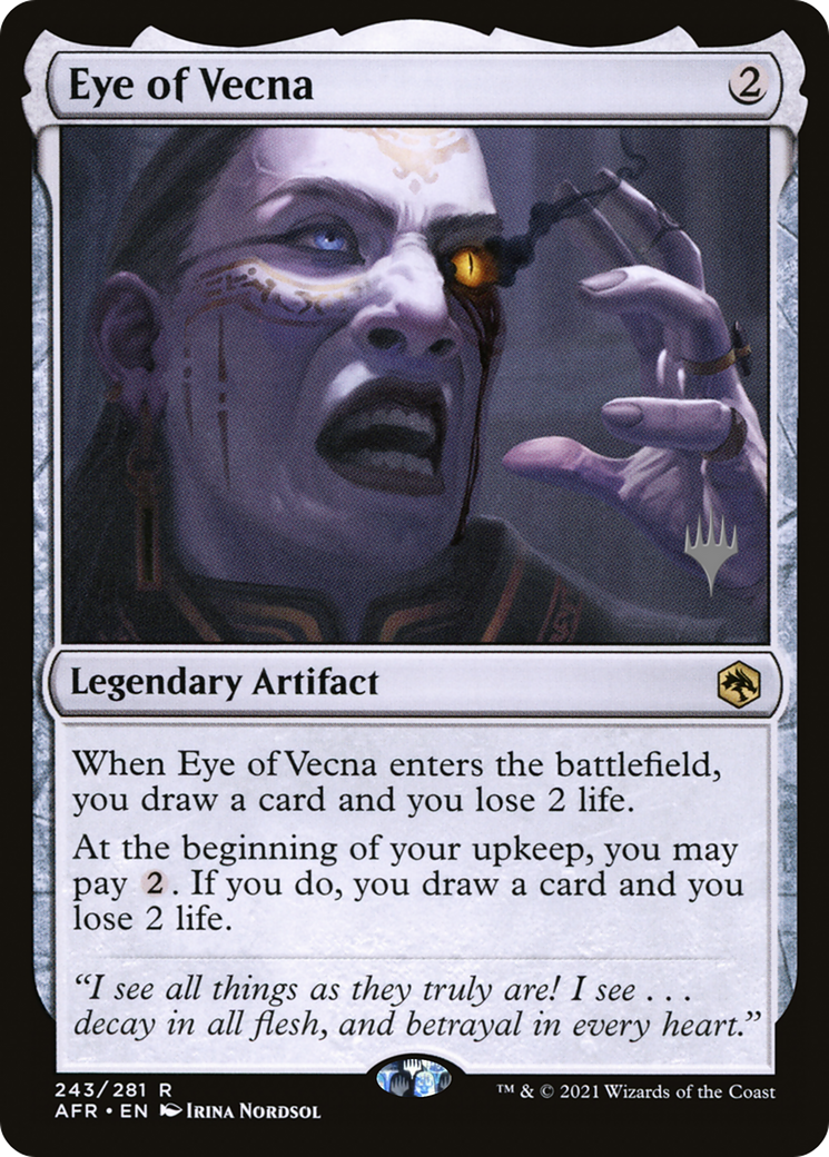 Eye of Vecna (PPAFR-243P) - Adventures in the Forgotten Realms Promos Foil