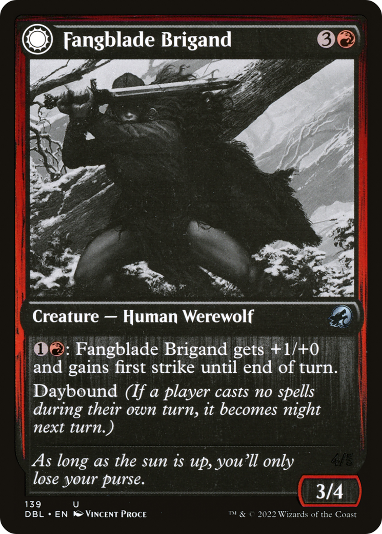 Fangblade Brigand // Fangblade Eviscerator [Innistrad: Double Feature]