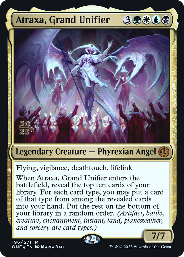 Atraxa, Grand Unifier [Phyrexia: All Will Be One Prerelease Promos]