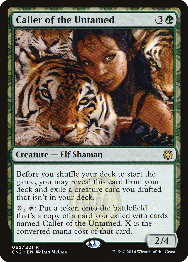 Caller of the Untamed (CN2-062) - Conspiracy: Take the Crown: (draft) Foil