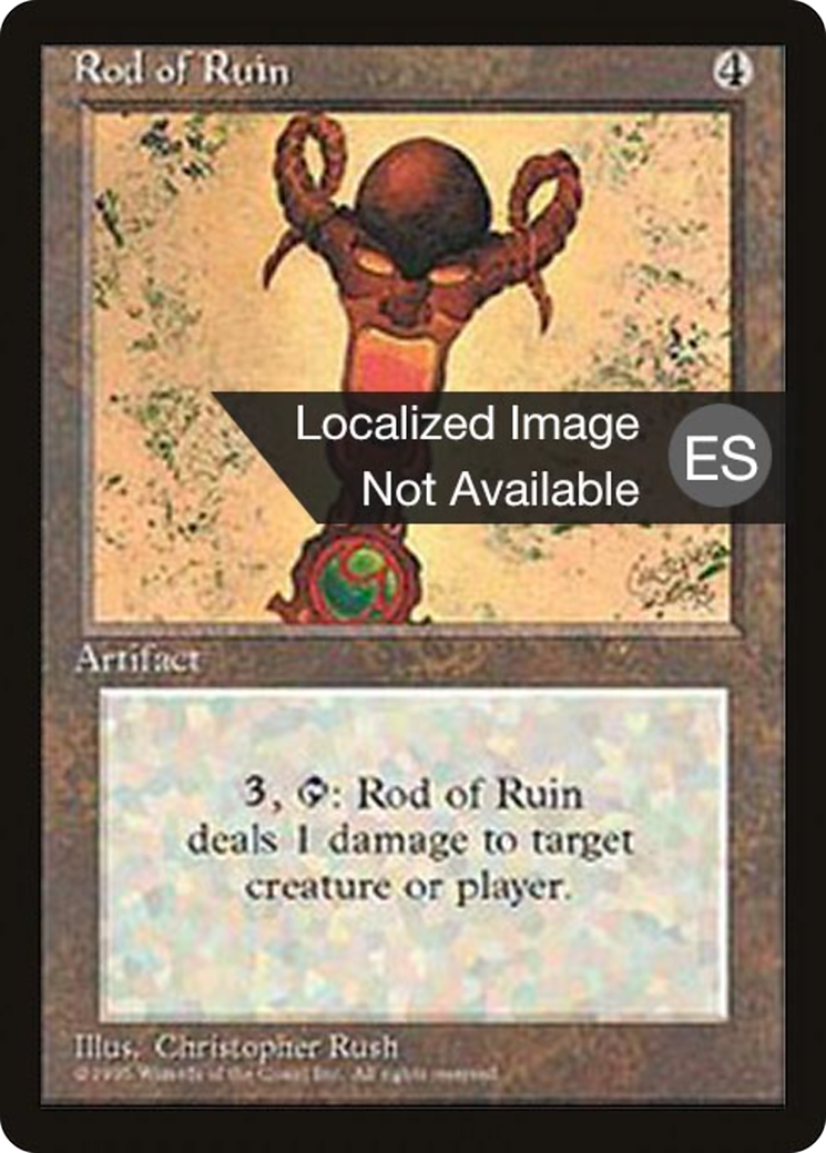 Rod of Ruin [Fourth Edition Foreign Black Border]