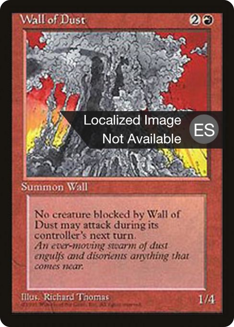 Wall of Dust [Fourth Edition Foreign Black Border]