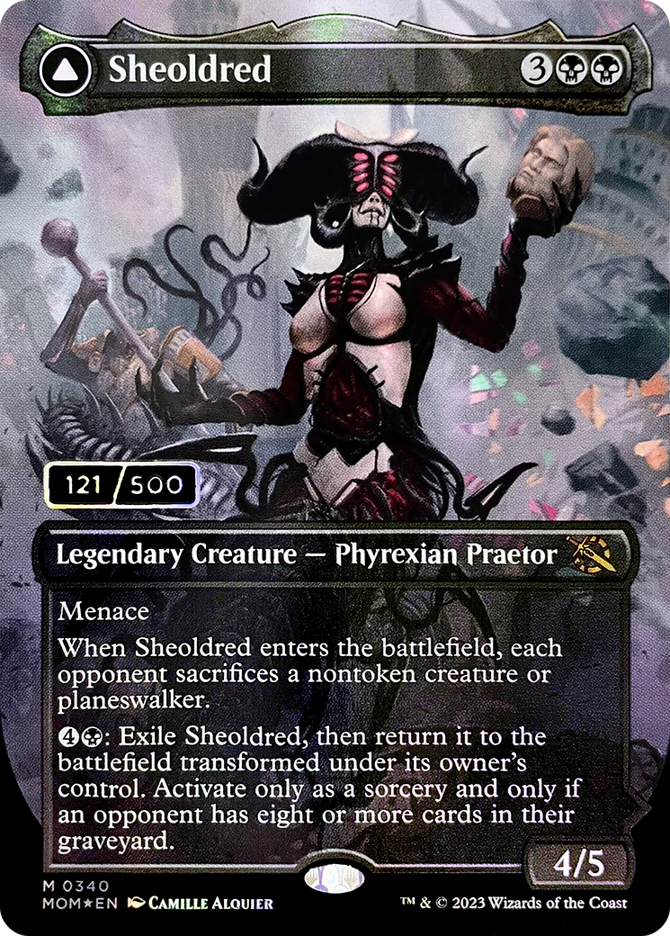 Sheoldred // The True Scriptures (Serialized) [March of the Machine]