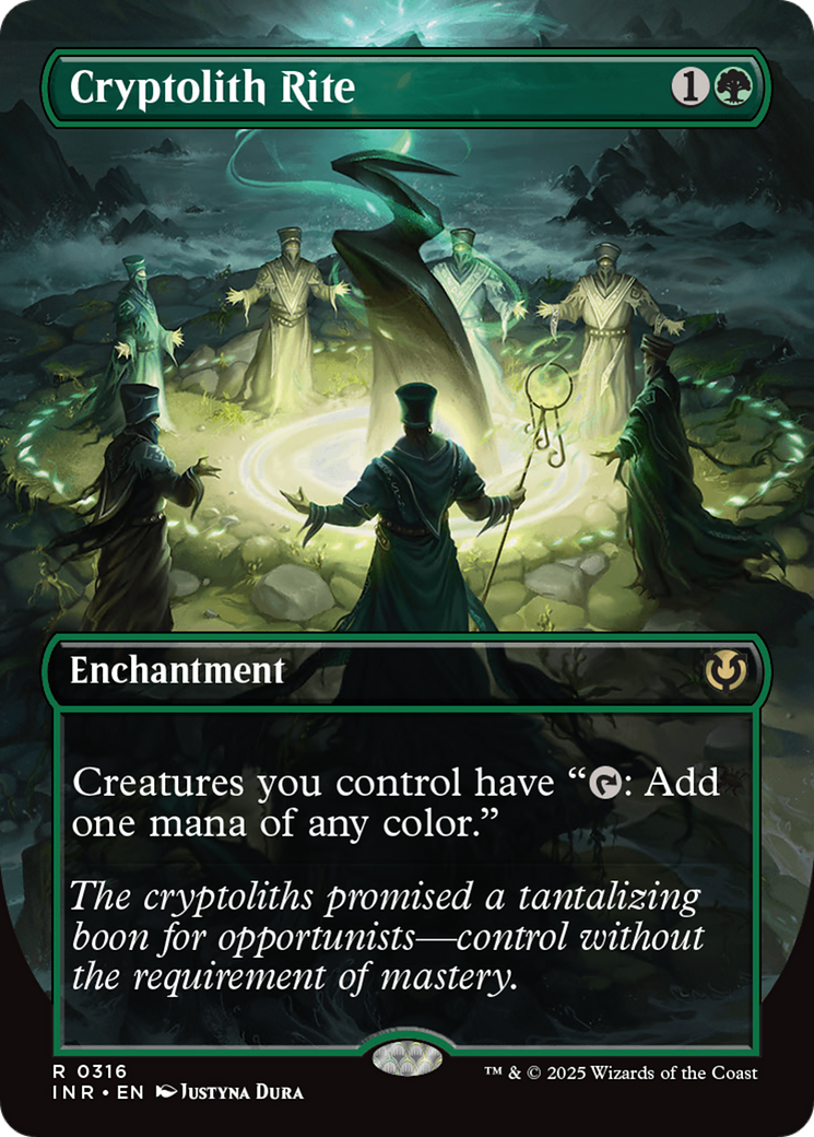 Cryptolith Rite (INR-316) - Innistrad Remastered: (enchantment) (Borderless) Foil