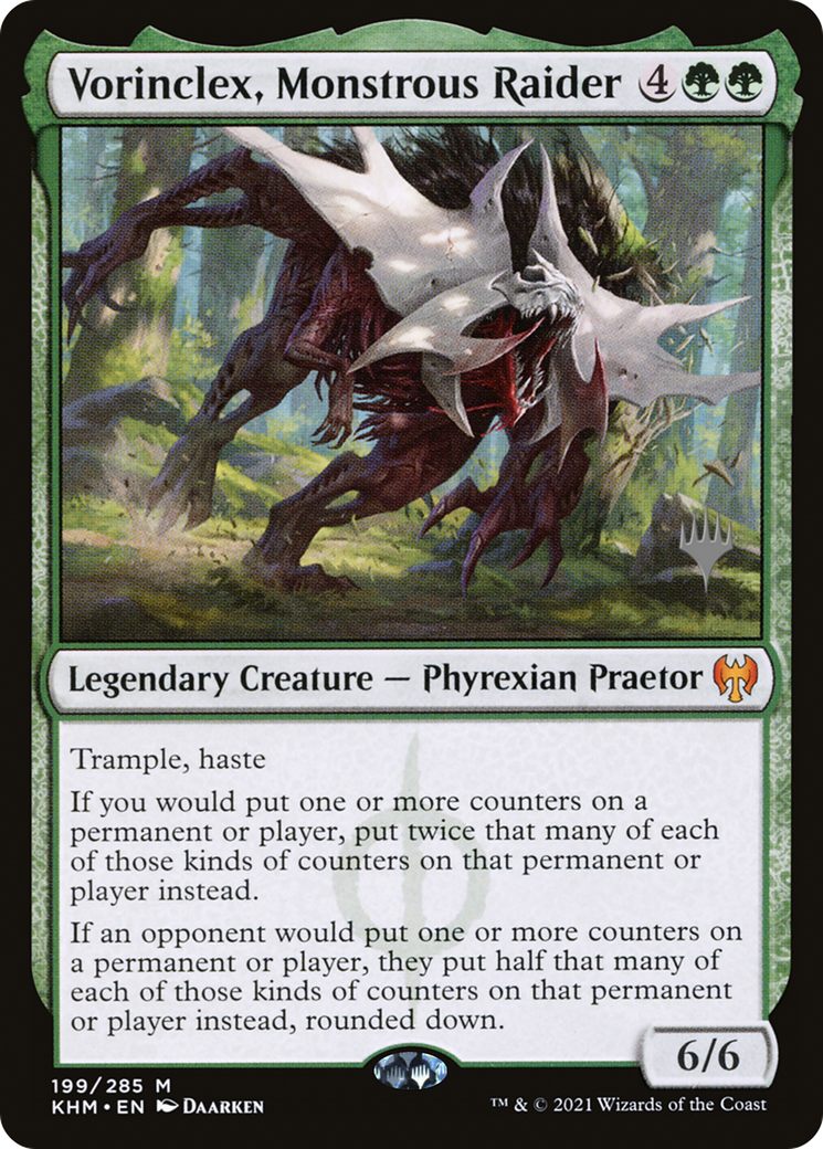 Vorinclex, Monstrous Raider (Promo Pack) [Kaldheim Promos]