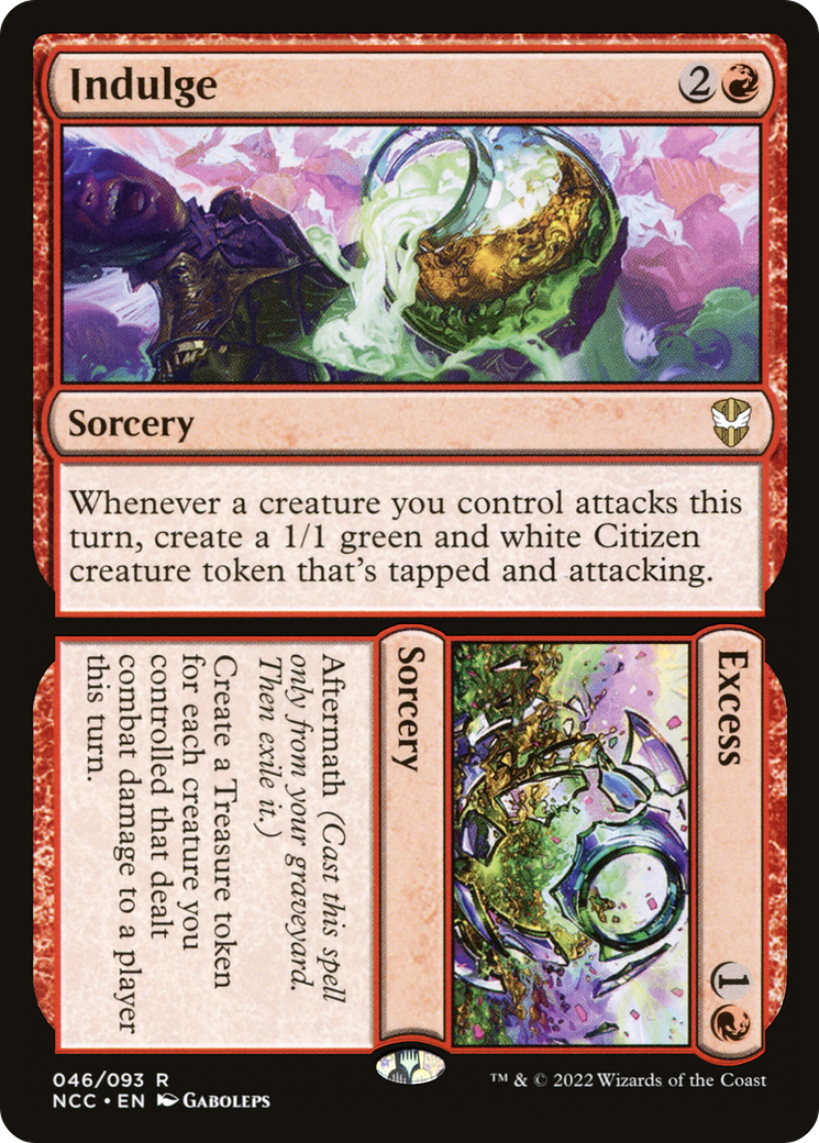 Indulge // Excess [Streets of New Capenna Commander]