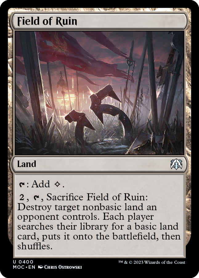 Field of Ruin [March of the Machine Commander]