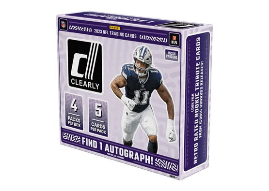 DONRUSS CLEARLY FOOTBALL 2023 HOBBY BOX