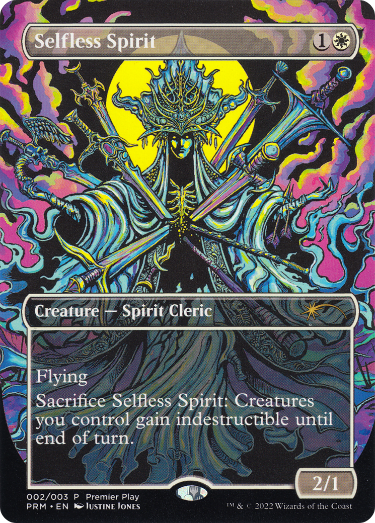 Selfless Spirit (Borderless Alternate-Art) [Regional Championship Qualifiers 2022]