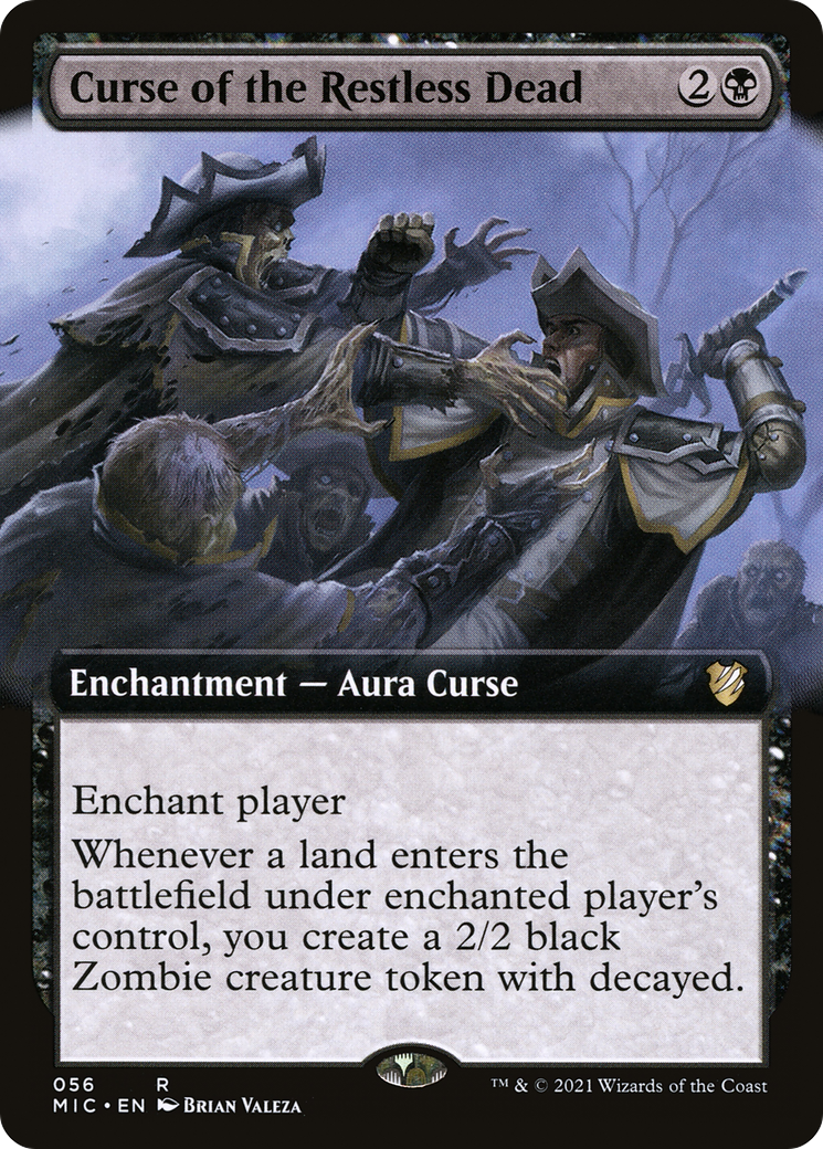 Curse of the Restless Dead (Extended Art) [Innistrad: Midnight Hunt Commander]