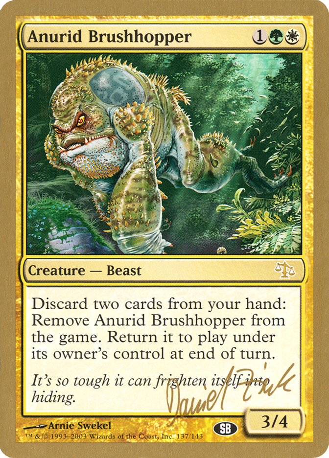 Anurid Brushhopper (Daniel Zink) (SB) [World Championship Decks 2003]