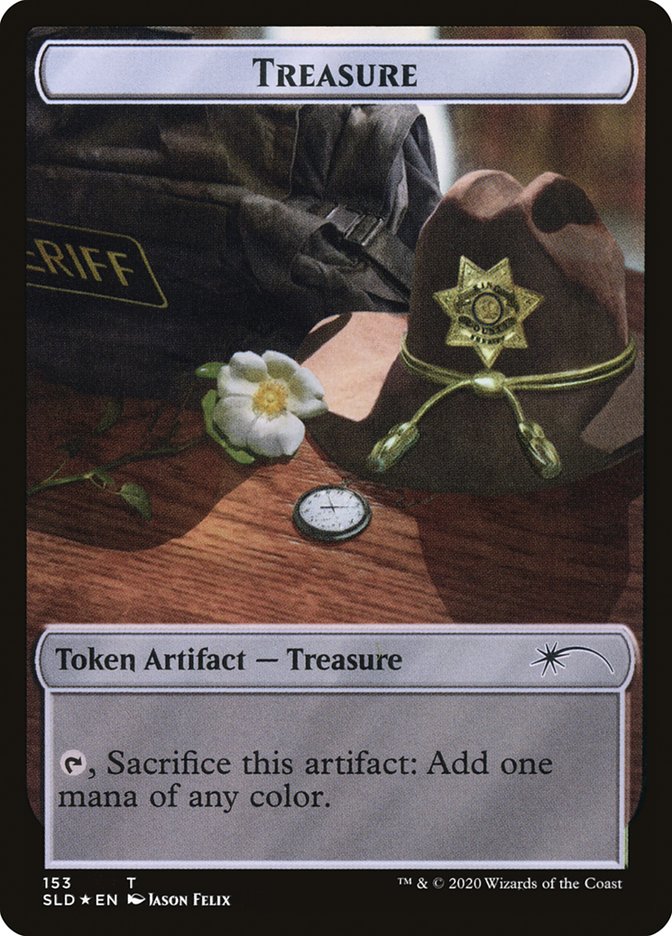 Walker (152) // Treasure Double-Sided Token [Secret Lair Drop Series]