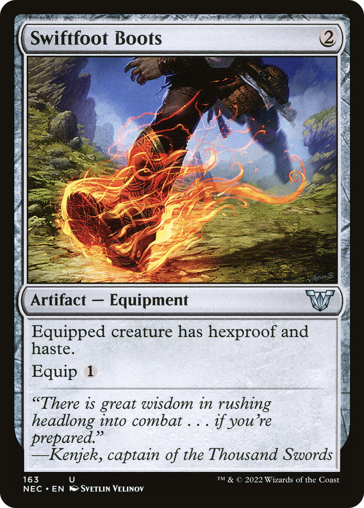 Swiftfoot Boots [Kamigawa: Neon Dynasty Commander]