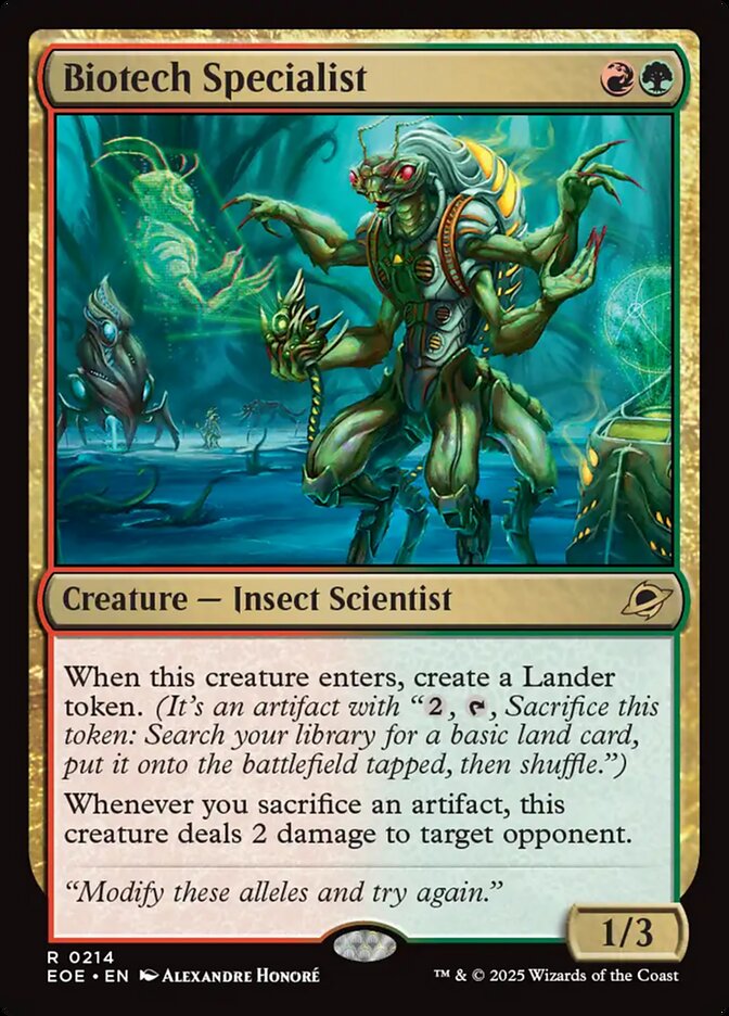 Biotech Specialist [Edge of Eternities]