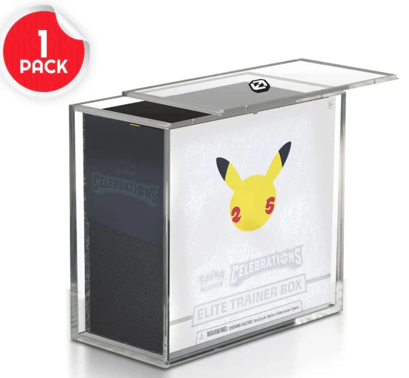 EVORETRO Pokemon ETB Acrylic Protector w/ Magnetic Lid