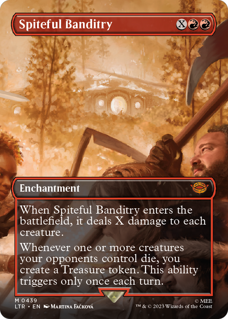 Spiteful Banditry (LTR-439) - The Lord of the Rings: Tales of Middle-earth (Borderless) Foil