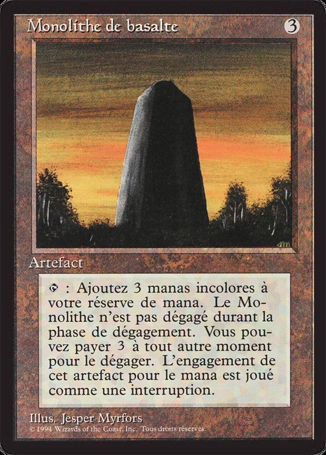 Basalt Monolith [Revised Edition (Foreign Black Border)]