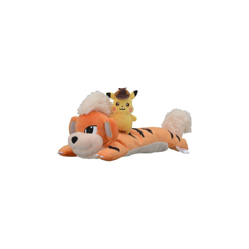 Growlithe & Pikachu "Detective Pikachu Returns" Plush (Pokemon Center)