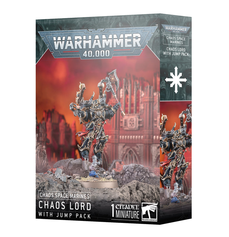 Chaos Space Marines – Chaos Lord with Jump Pack