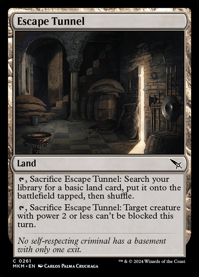 Escape Tunnel [Murders at Karlov Manor Commander]