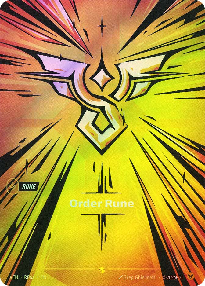 Order Rune (R06a) (R06a) - Vendetta Foil