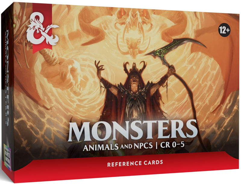 D&D - Reference Cards Monsters: Animals and NPCs - CR 0-5
