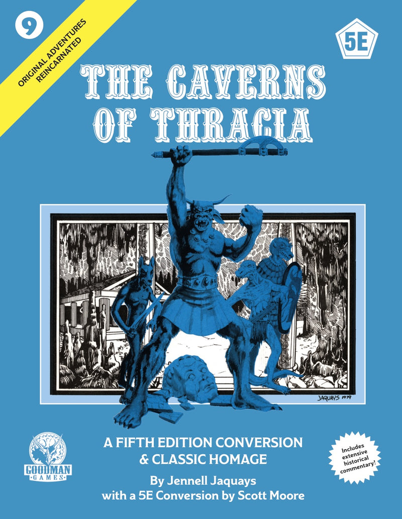 Original Adventures Reincarnated #9: Caverns of Thracia (5E)