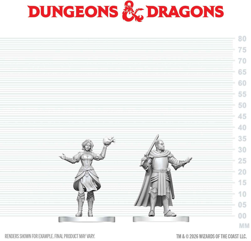 D&D Nolzur's Marvelous Miniatures: Knight & Mage Apprentice