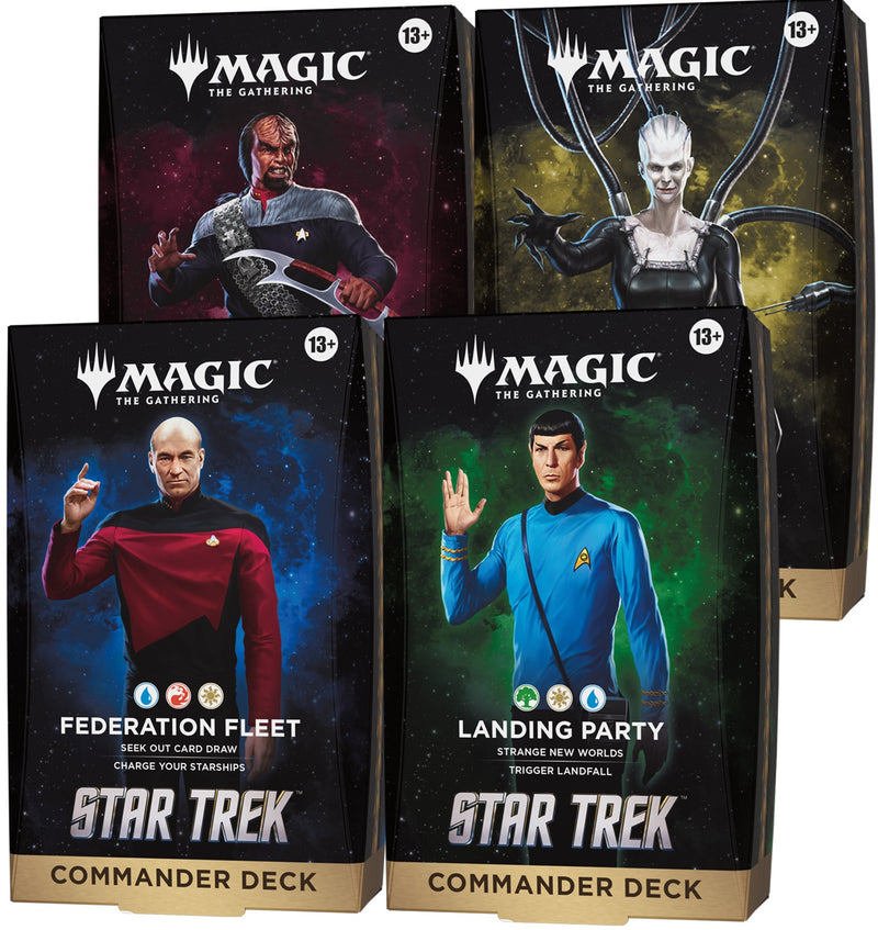 Universes beyond: Star Trek Commander Decks ( Set of 4 )