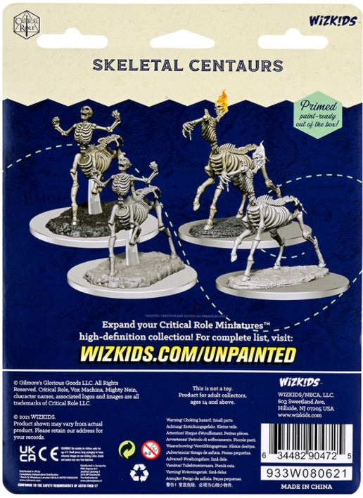 Critical Role Unpainted Miniatures: Skeletal Centaurs