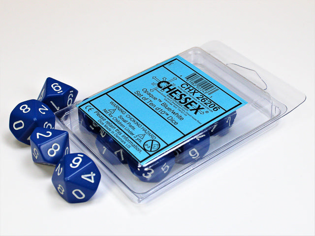 Chessex Opaque Dice Set 10D10