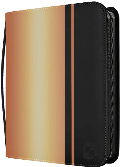EVORETRO Shield+ Regular 3x3 Toploader Binder - Black/Gold