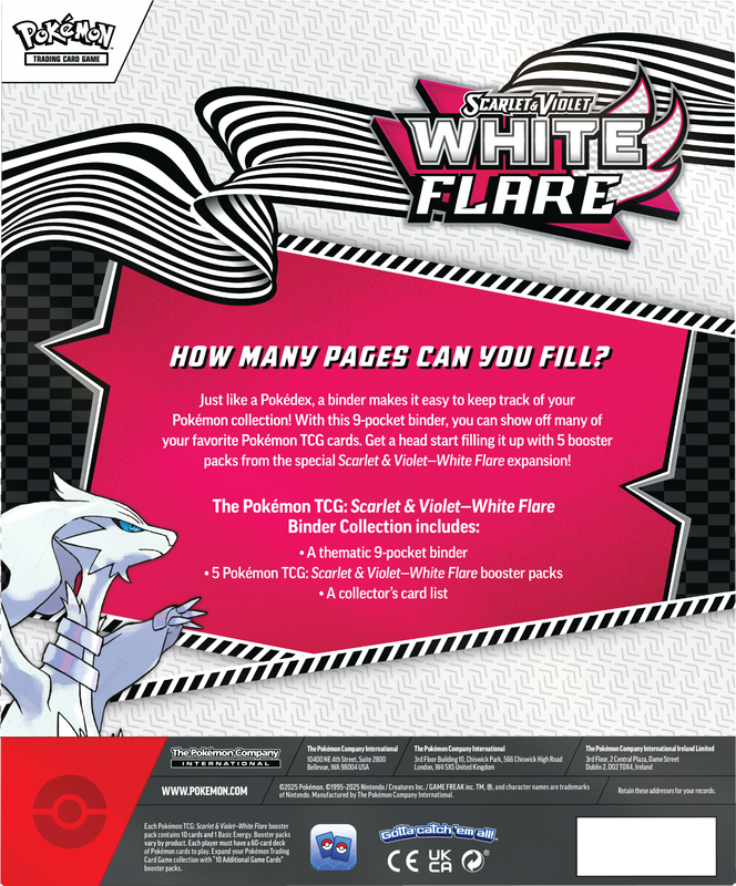 Pokemon Scarlet & Violet - White Flare Binder Collection