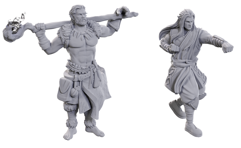 D&D Nolzur’s Marvelous Miniatures: Archdruid & Martial Arts Adept