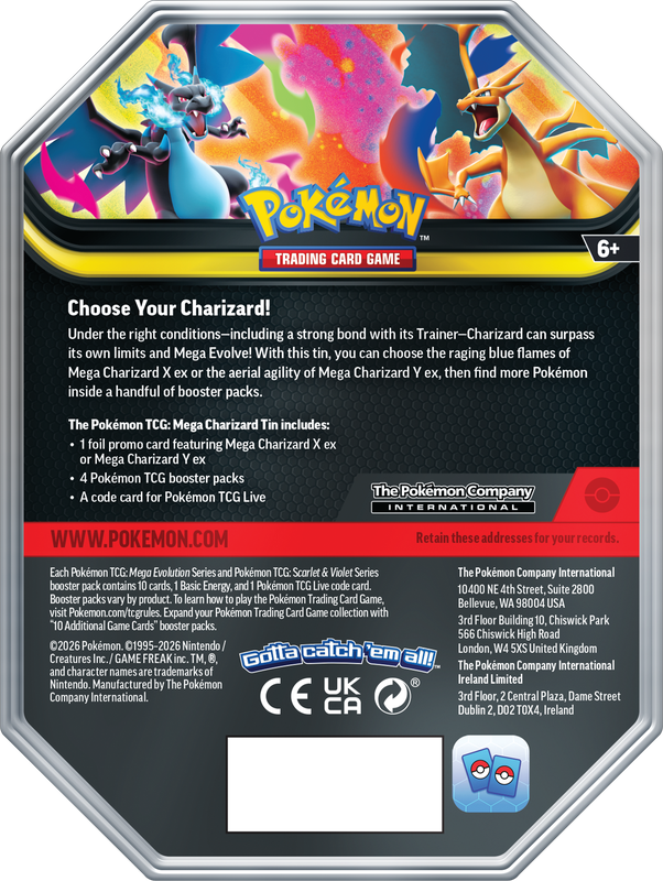 Pokemon - Mega Charizard Y ex Tin