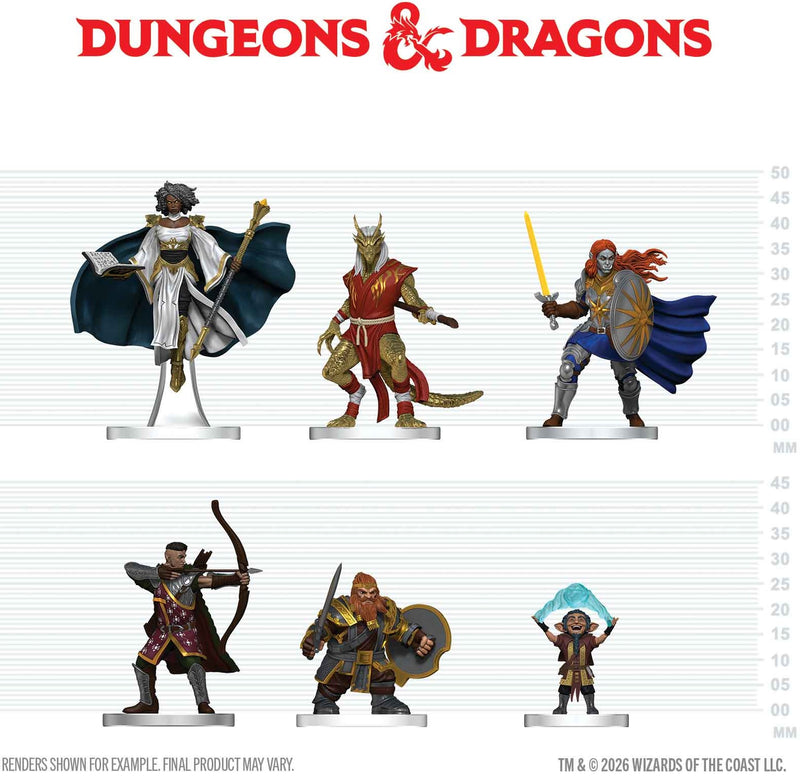 D&D Icons of the Realm - Player's Handbook Swords and Staves Starter Set