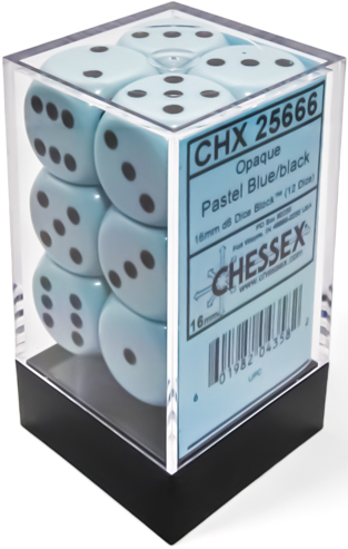 Chessex Opaque Pastel D6 16mm