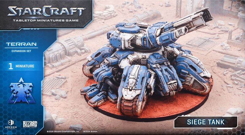 StarCraft: Tabletop Miniatures Game - Terran - Siege Tank Expansion Set