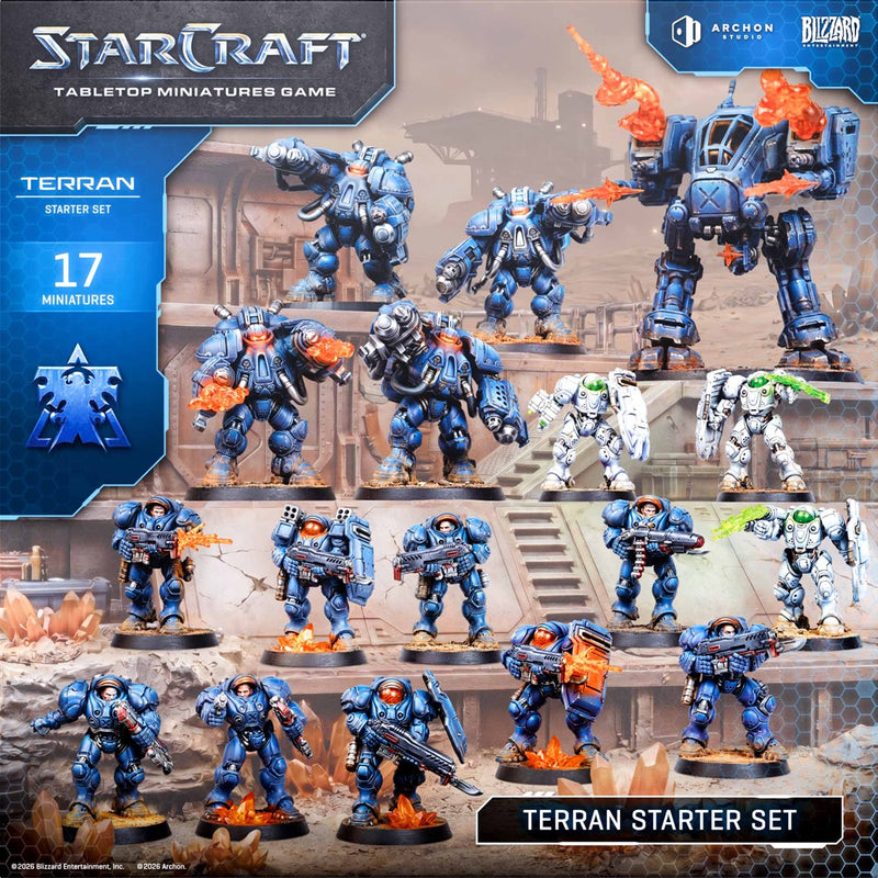 StarCraft: Tabletop Miniatures Game - Terran - Starter Set