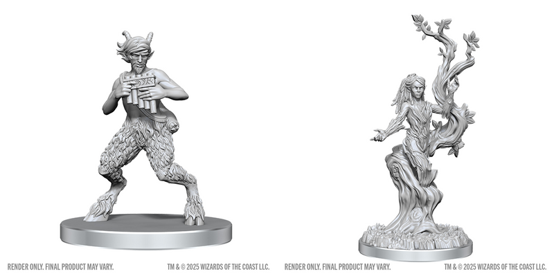 D&D Nolzur's Marvelous Miniatures: Satyr & Dryad