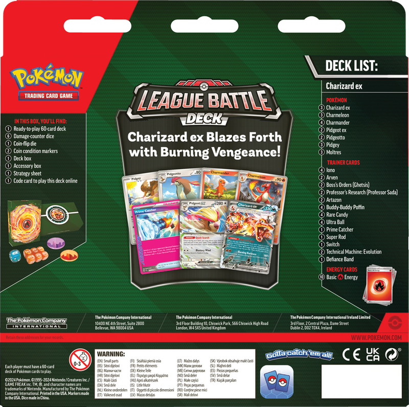 Pokemon League Battle Deck - Charizard EX