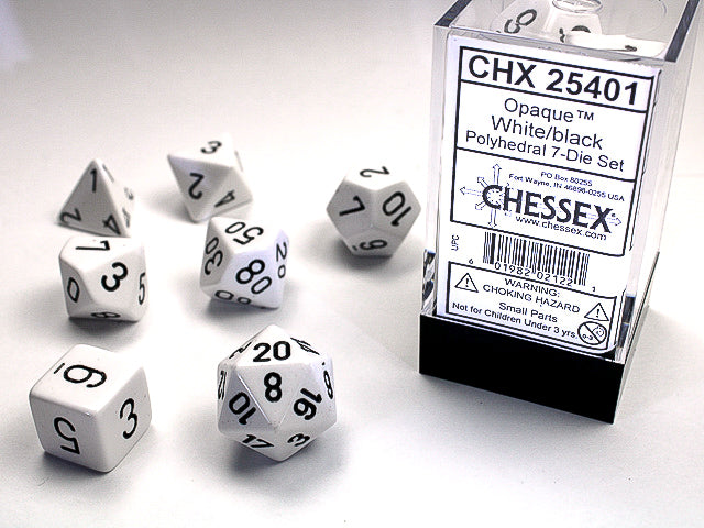 Chessex: Opaque 7-Die set
