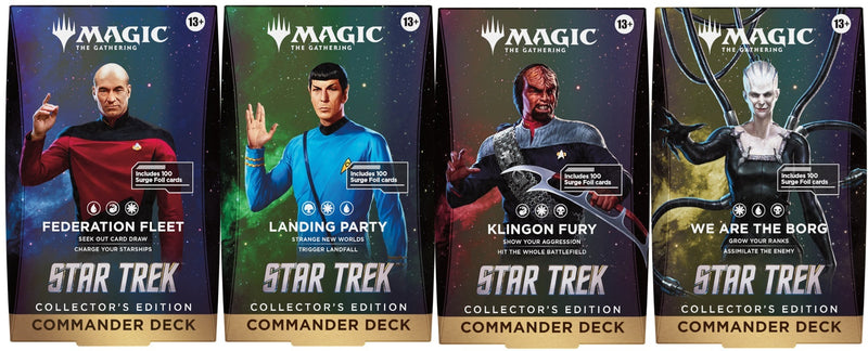 Universes beyond: Star Trek Collectors Edition Commander Decks ( Set of 4 )
