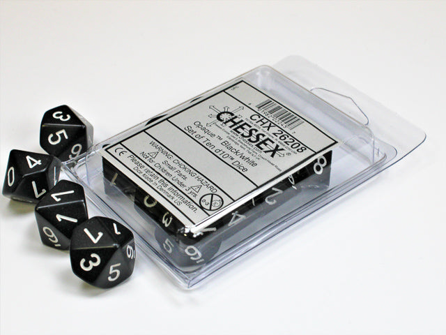 Chessex Opaque Dice Set 10D10