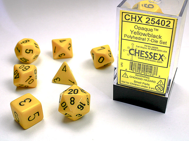 Chessex: Opaque 7-Die set