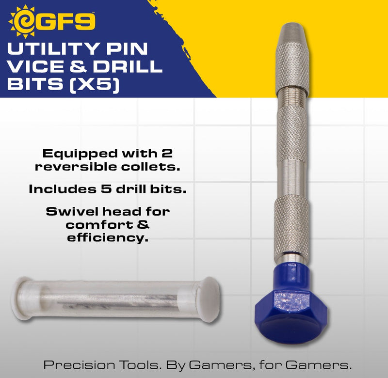 HOBBY TOOLS: UTILITY PIN VICE AND DRILL BITS 3CT