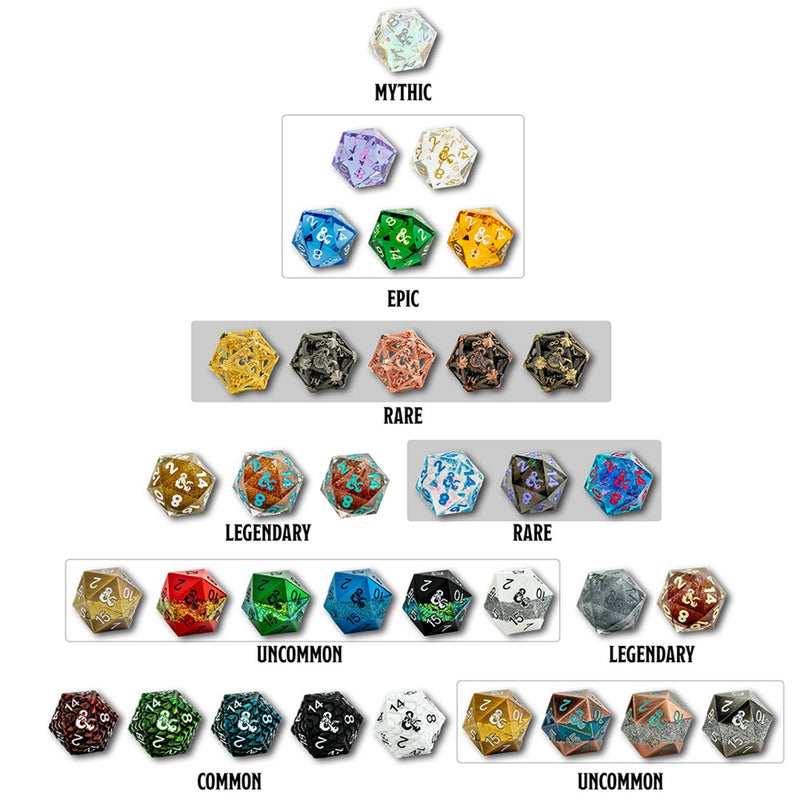 D&D Fizban's Fortune - Misfit Blind Mystery D20